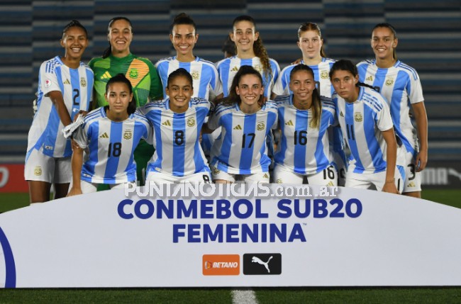 Julieta Romero anotó su primer gol con la camiseta de la Selección Argentina Sub 20