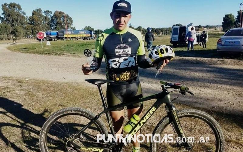 Matías Pollio hizo podio en la carrera Rural Bike de la FISA