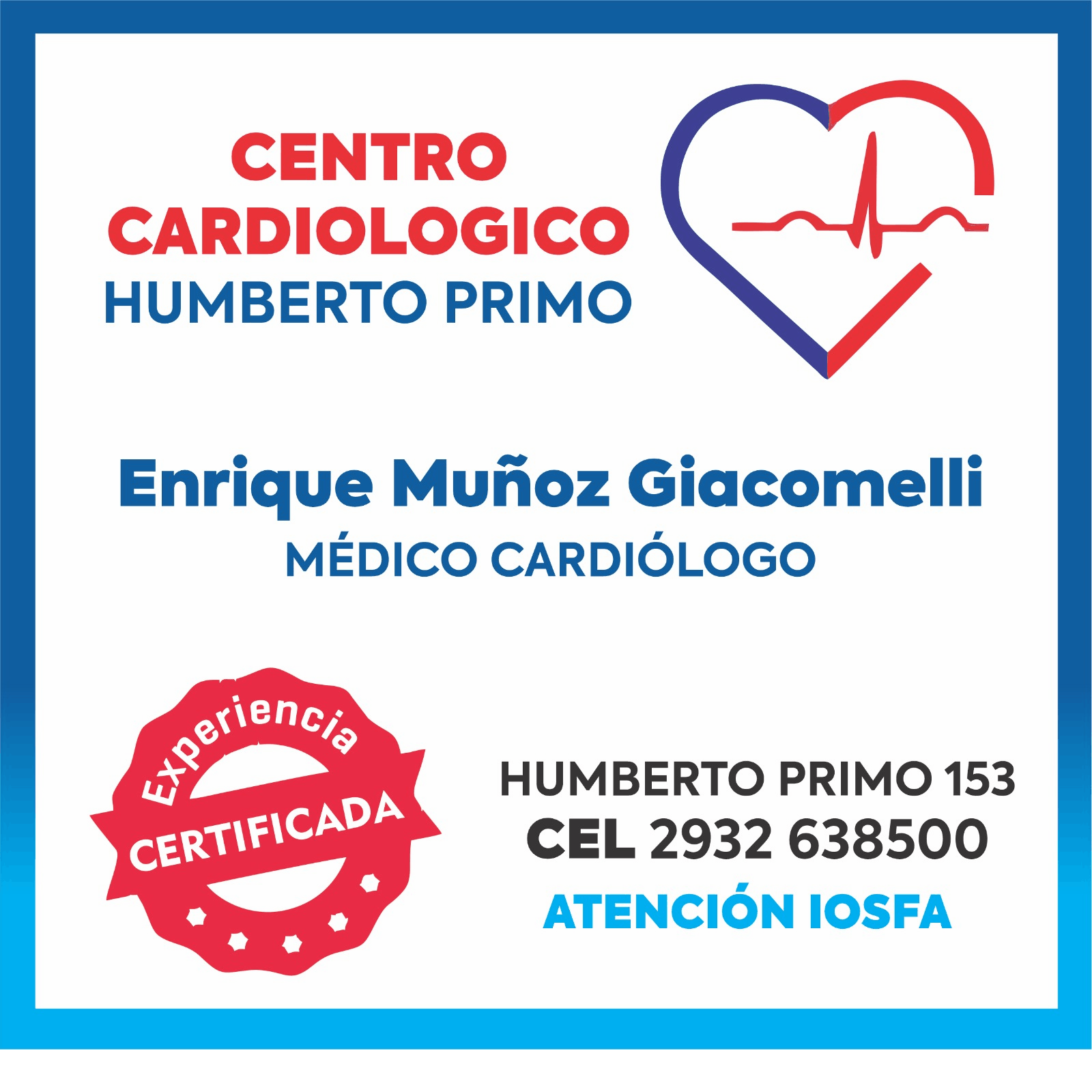 Cardiología Humberto Primo Dr. Muñoz Giacomelli