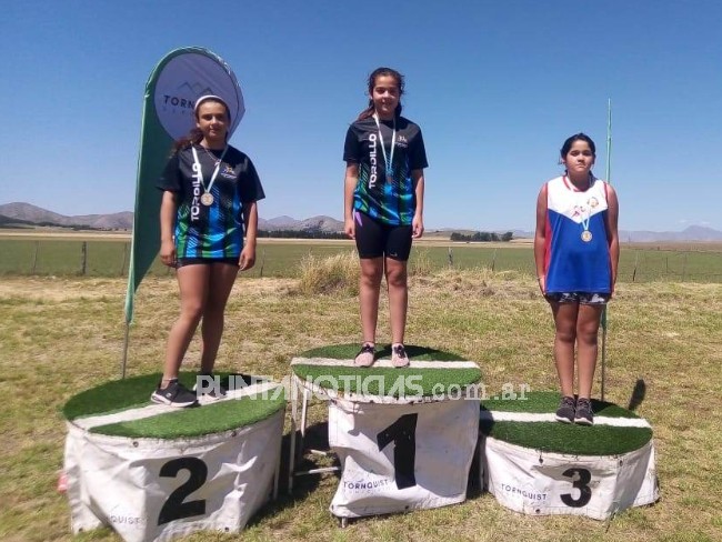 Puntaltenses conquistaron medallas en el Provincial de Atletismo de las categorías U-12 y U-14 