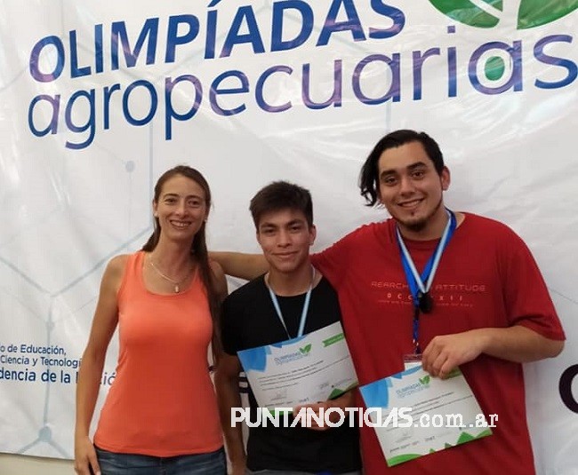 Alumnos de la Escuela Agraria de Bajo Hondo distinguidos en Olimpiadas Nacionales en Misiones