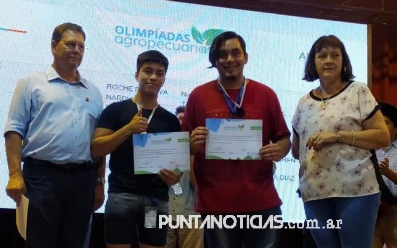 Alumnos de la Escuela Agraria de Bajo Hondo distinguidos en Olimpiadas Nacionales en Misiones