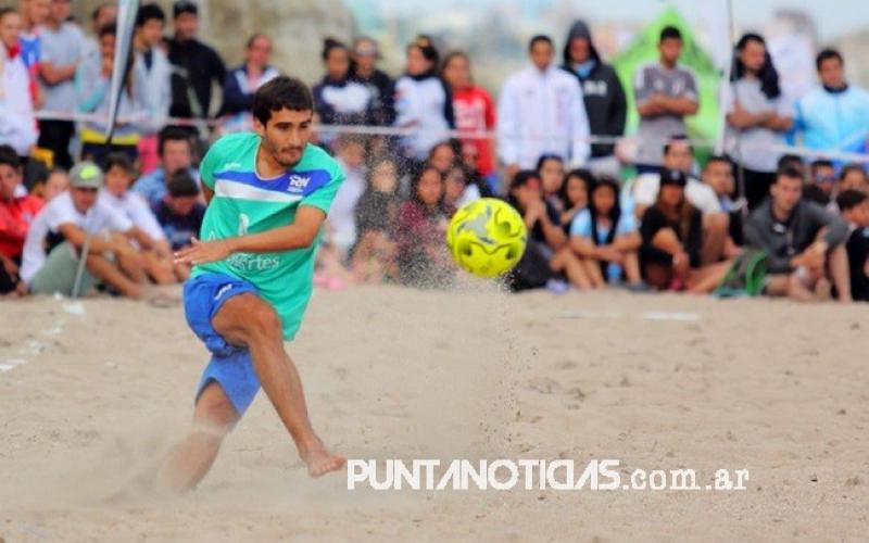 Pehuen Co sede de la cuarta fecha del Circuito Patagónico de Futbol Playa