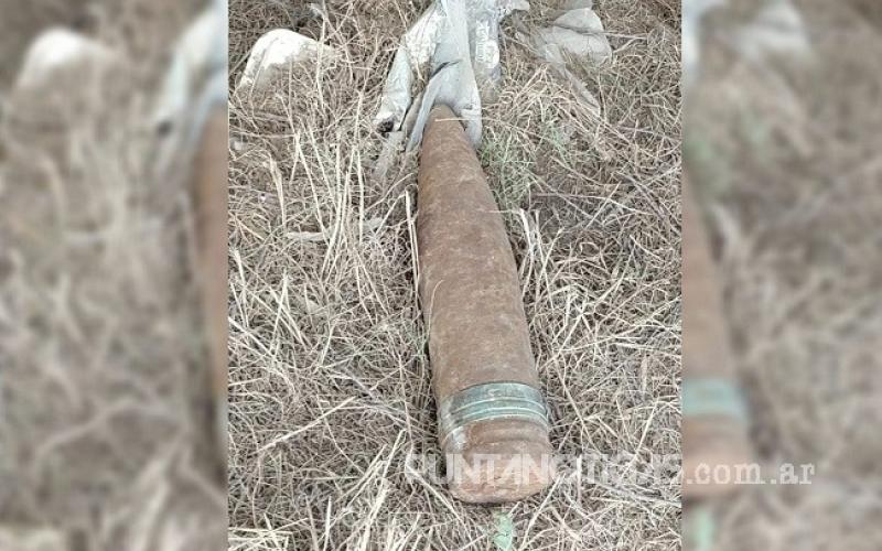 Nuevamente encontraron “un artefacto explosivo” en un descampado