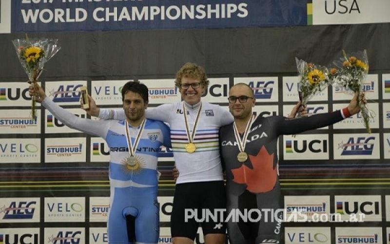 Se cumplen tres años de la medalla de plata de Javier Schaab en el Mundial de Ciclismo