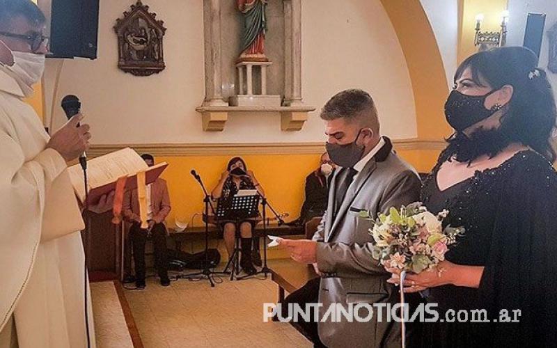 Tierra del Fuego: un hombre cis y una mujer trans se casaron por iglesia