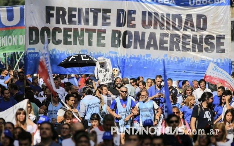 Buenos Aires: el Frente de Unidad Docente Bonaerense solicitó la convocatoria a la Comisión Técnica Salarial 