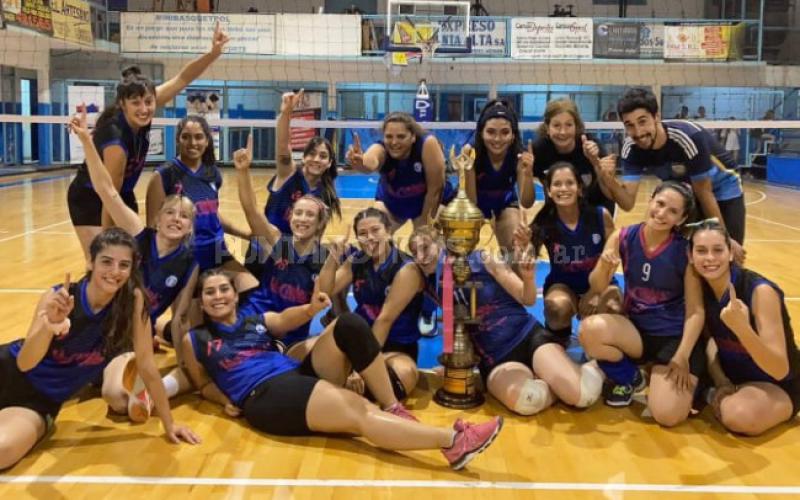 Los Andes gritó campeón en el Femenino de la Unión de Vóley