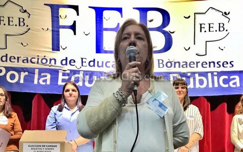 Liliana Olivera es la nueva presidenta de la Federación de Educadores Bonaerenses