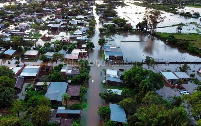 Corrientes: evacuaron a 120 personas por los anegamientos en la ciudad de Mercedes