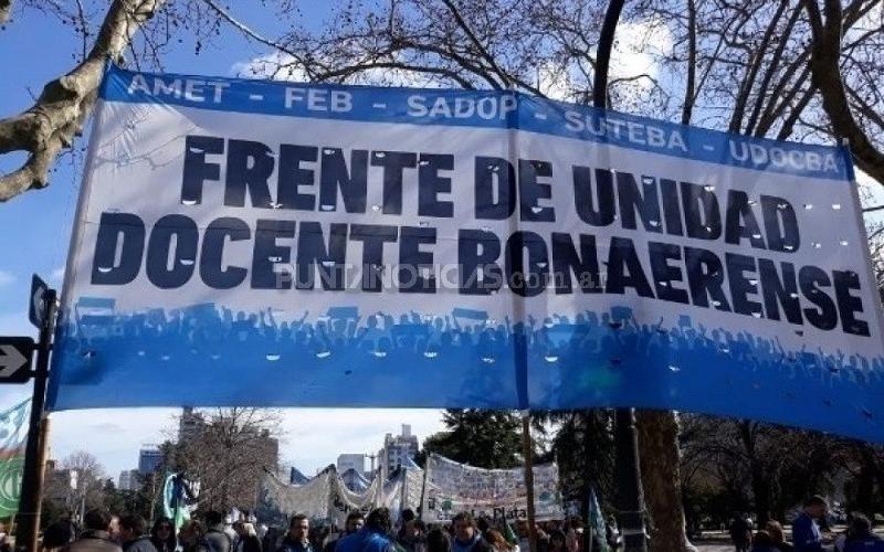 Buenos Aires: para el Frente de Unidad Docente el aumento salarial es insuficiente