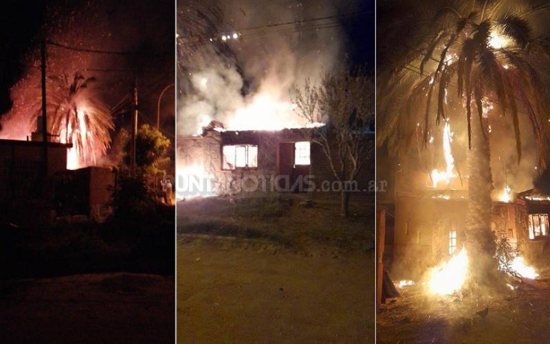 Villa Arias: un incendio provocó pérdidas totales en una vivienda